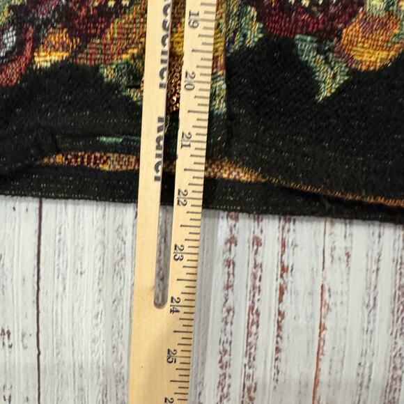 Sugar Street Weavers Tapestry Jacket OS Floral Fruit Boho Cottagecore USA - Picture 7 of 10